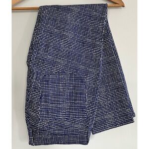 J. Crew Toothpick Navy Plaid Check Ankle Pants Size 30
